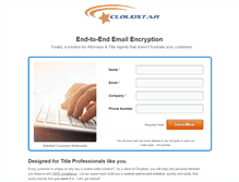 Tablet Screenshot of cloudstarsecure.com